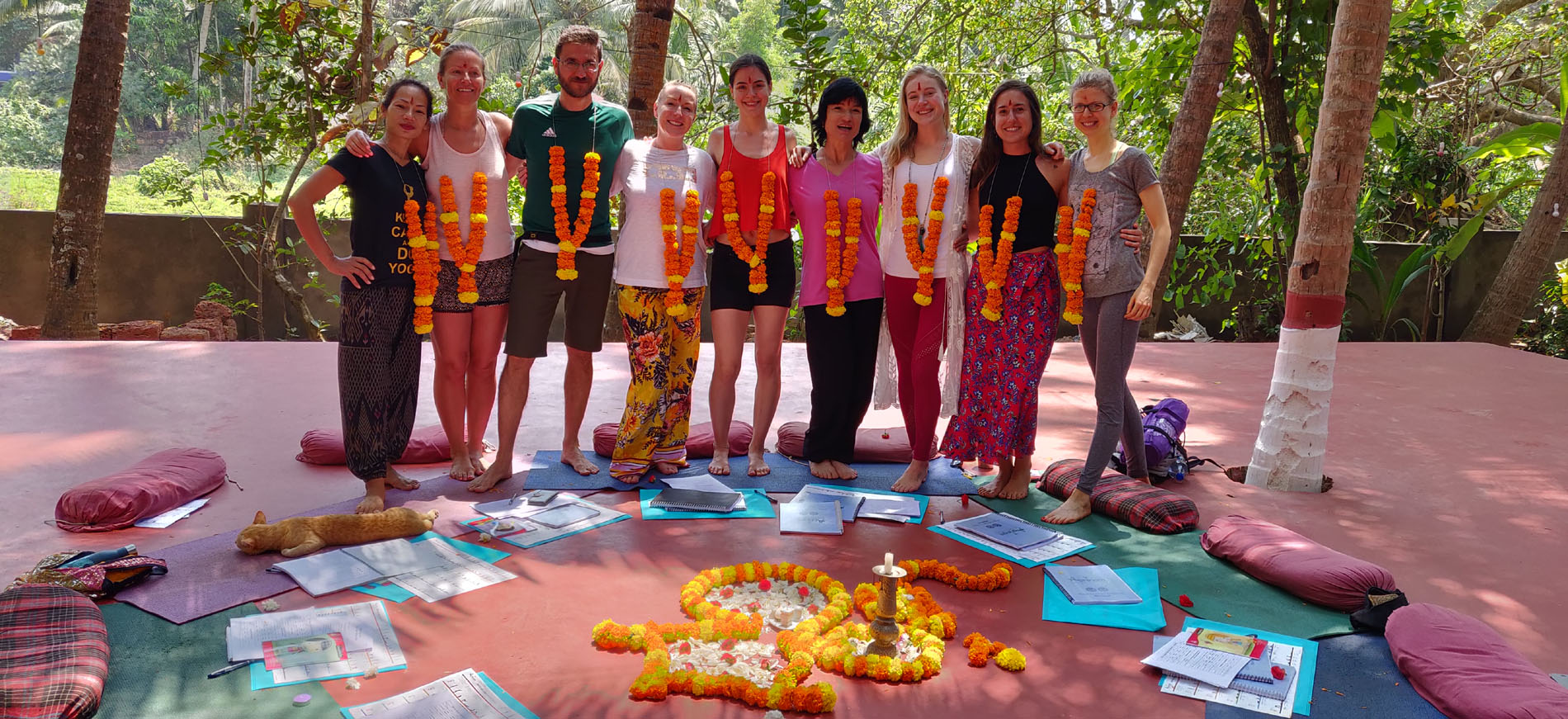 Welcome meeting 200hrs Ashtanga Vinyasa Yoga Teacher Training in Goa India